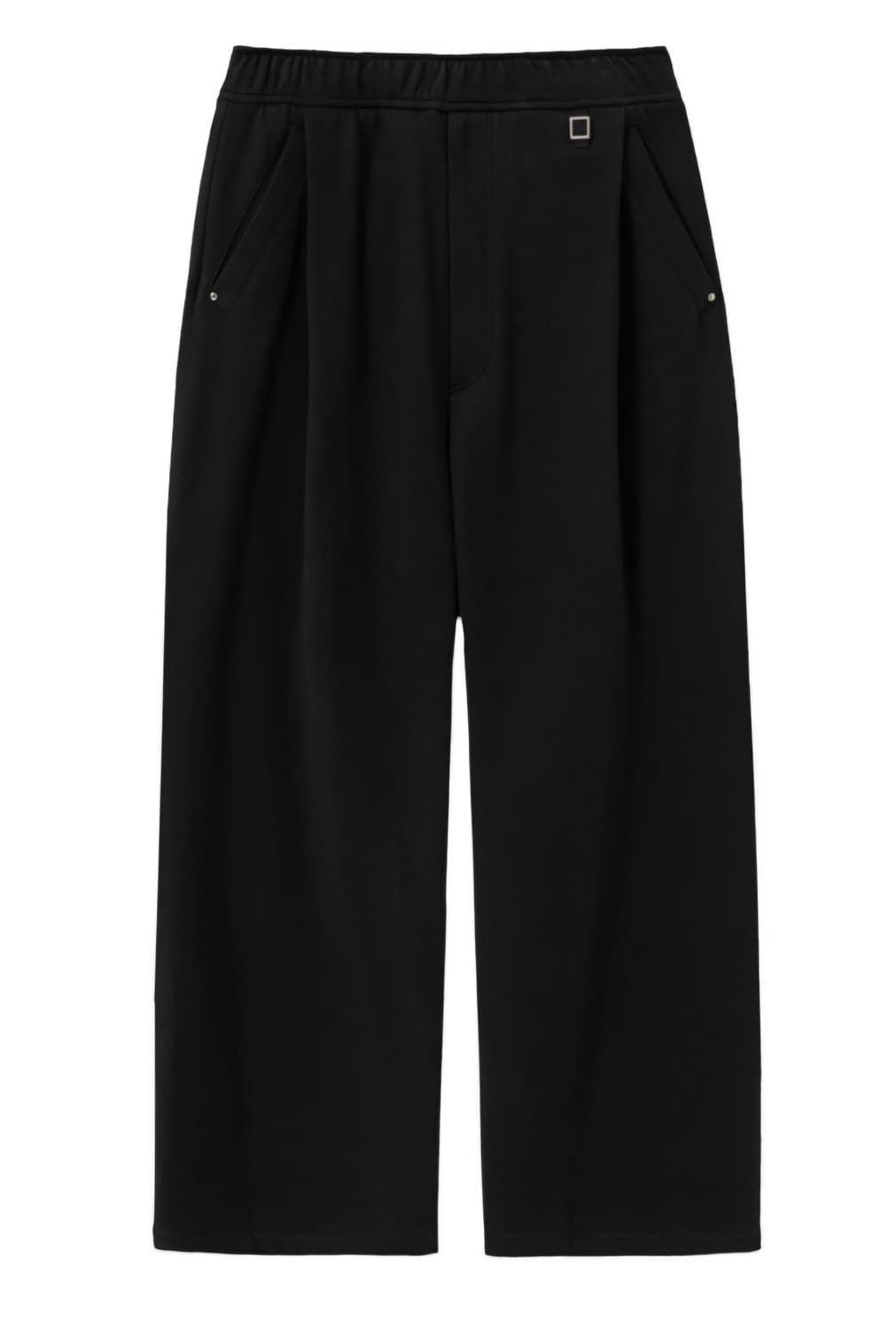 우영미 원턱 코튼 스웨트 와이드 밴딩 팬츠(46사이즈) 새상품 상품이미지1