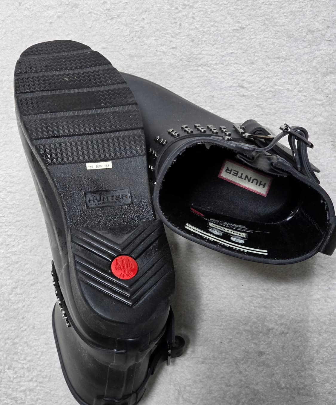 Hunter 헌터 리파인드 스터드 바이커 여성 레인부츠 상품이미지6