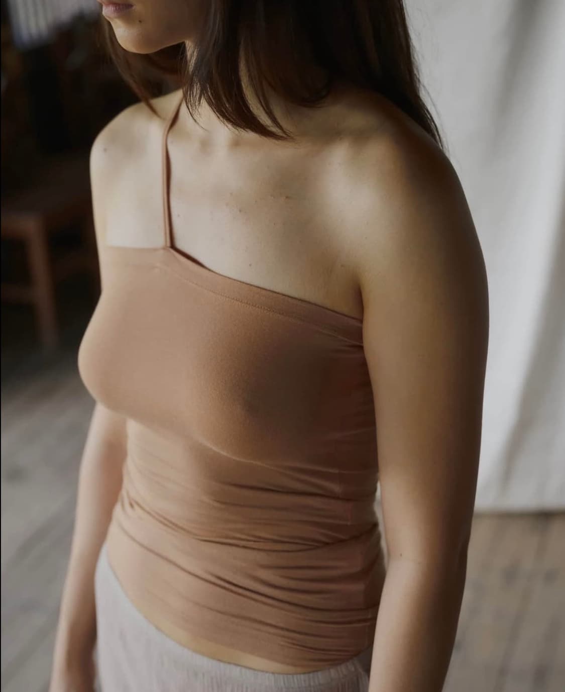 (XS,S,M) 베이스레인지 Nida 숄더탑 / 오라 상품이미지1