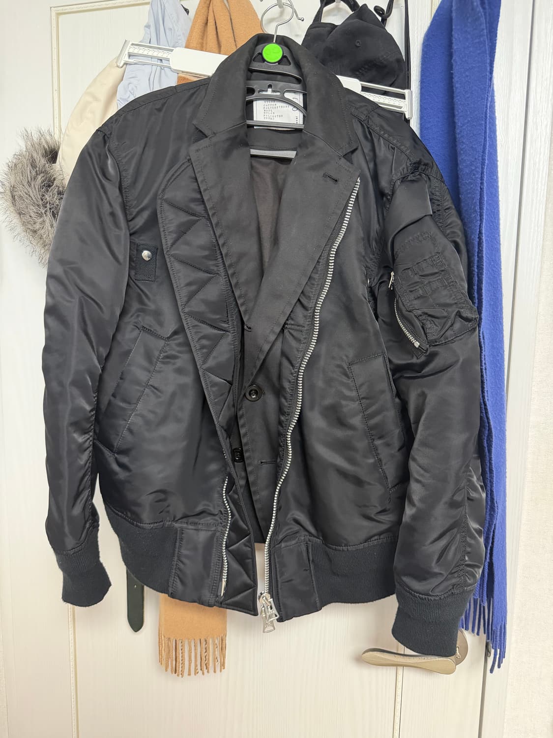 옷장정리) 사카이 레이어드 마원 ma1  상품이미지1