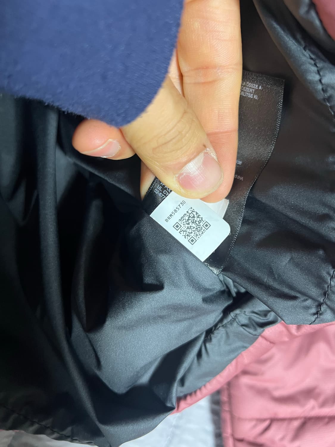 여성) 노스페이스 숏크롭 패딩 XS 상품이미지5