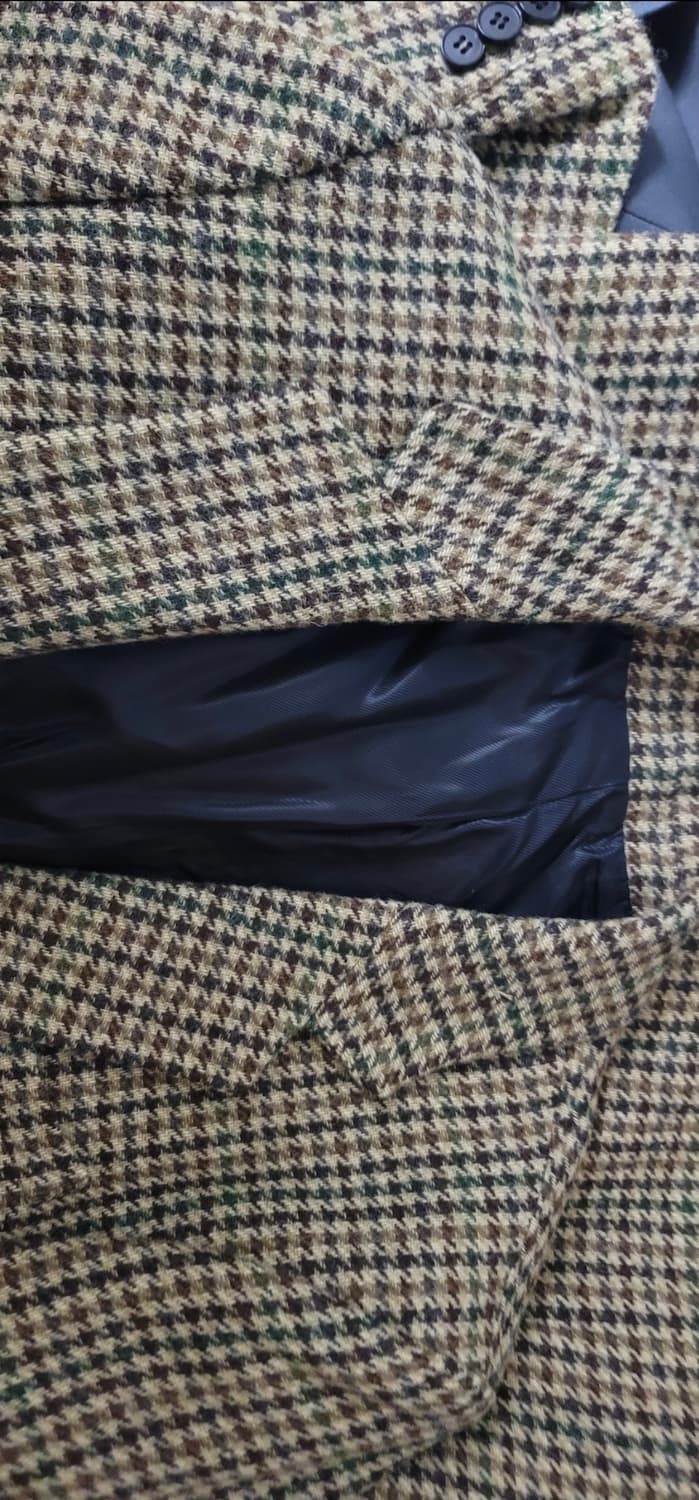 마마가리 셀린느맛 건클럽 체크 자켓 48 상품이미지1