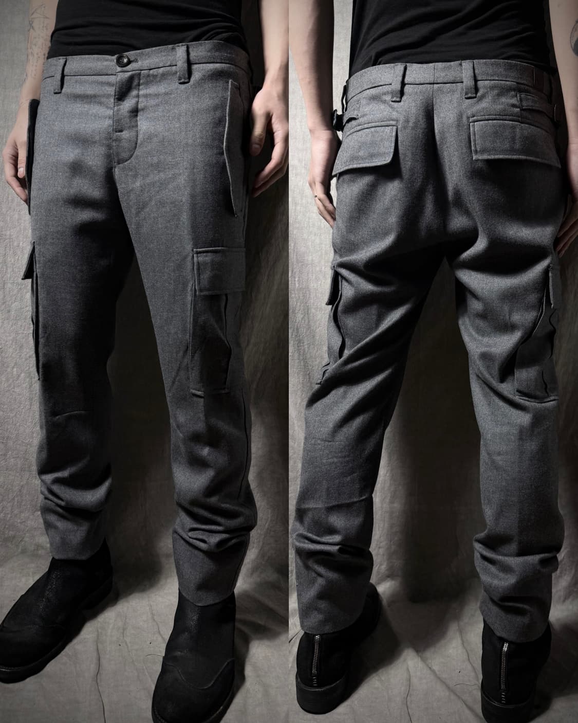 Gucci 2010FW Wool Skinny Cargo Pants 상품이미지1