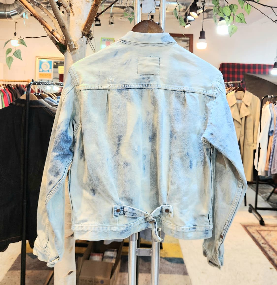 90s 리바이스 LVC 506XX 빅E 1세대 셀비지 데님자켓 상품이미지4
