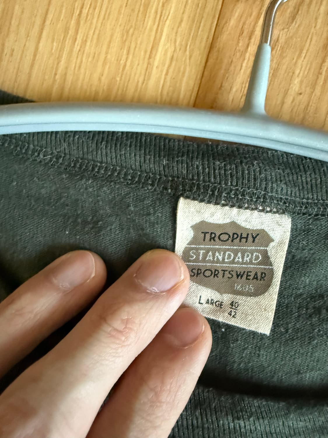 트로피클로딩 tailored logo OD 티셔츠 (Gun Black) 상품이미지3