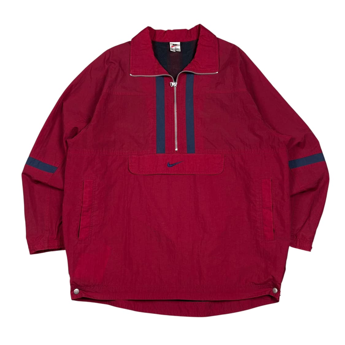 나이키00‘s 재팬라인 버건디 하프집 바람막이 상품이미지1