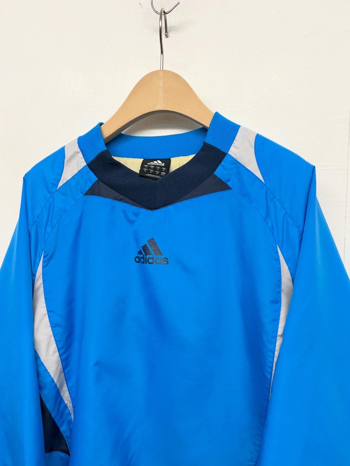빈티지 아디다스 블루 풀오버 바람막이 상품이미지2