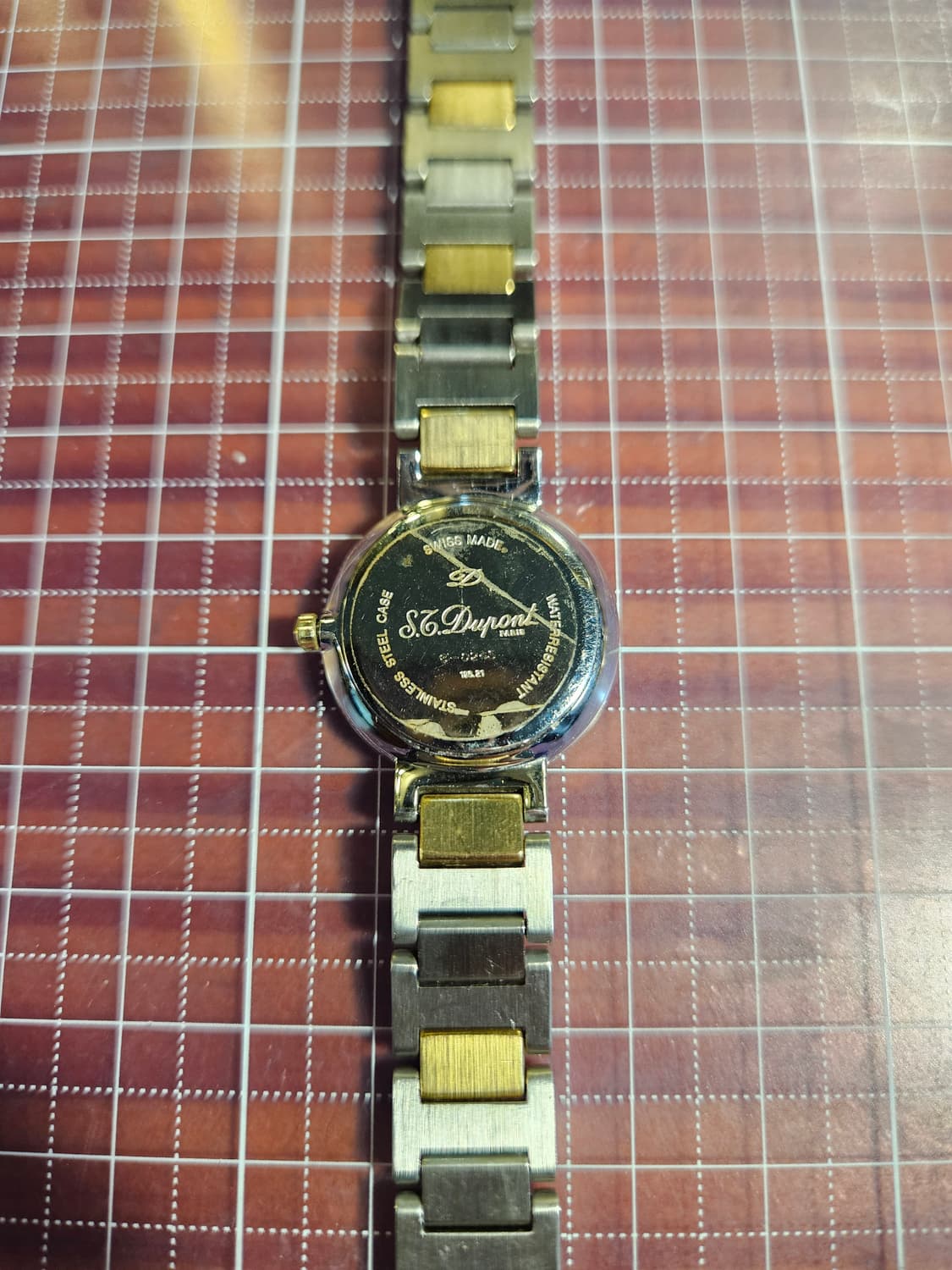 st듀퐁 스위스 메이드 쿼츠시계 여성 콤비 상품이미지4