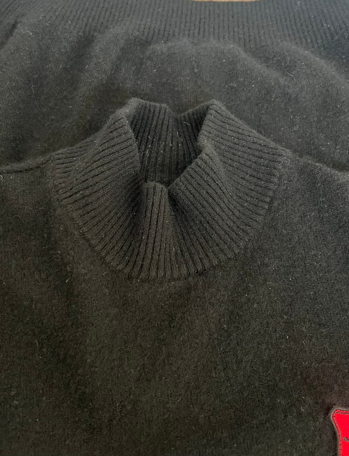 제이디엑스 JDX 남성 블랙 하프터틀넥니트 울캐시미어니트 상품이미지5