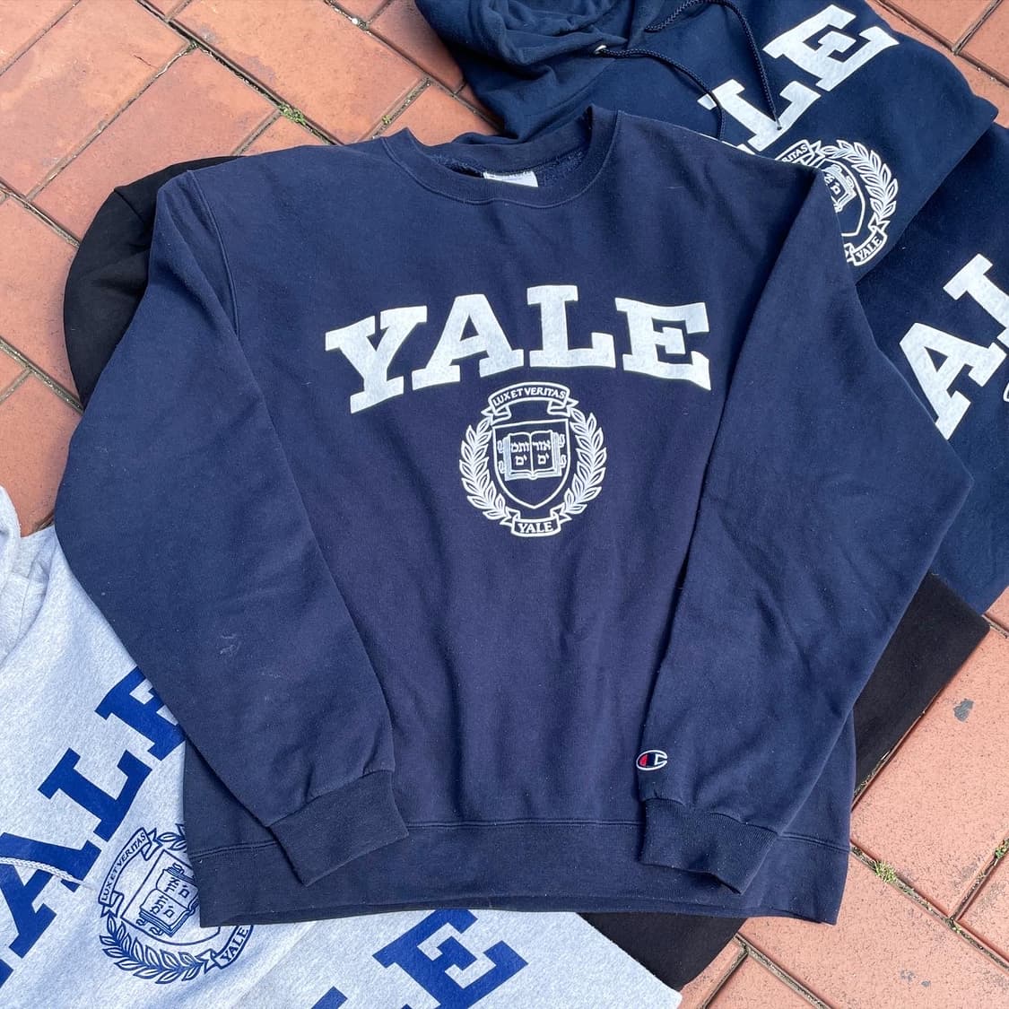 챔피언 YALE 프린팅 후드&스웻셔츠 상품이미지6