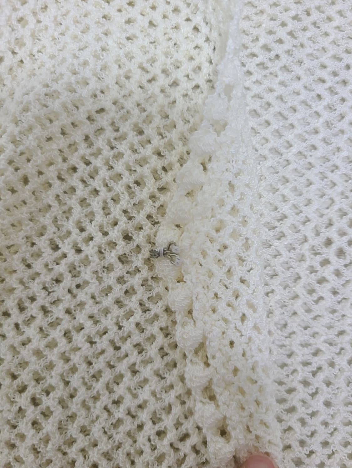 레이어드 그물 가디건 상품이미지3