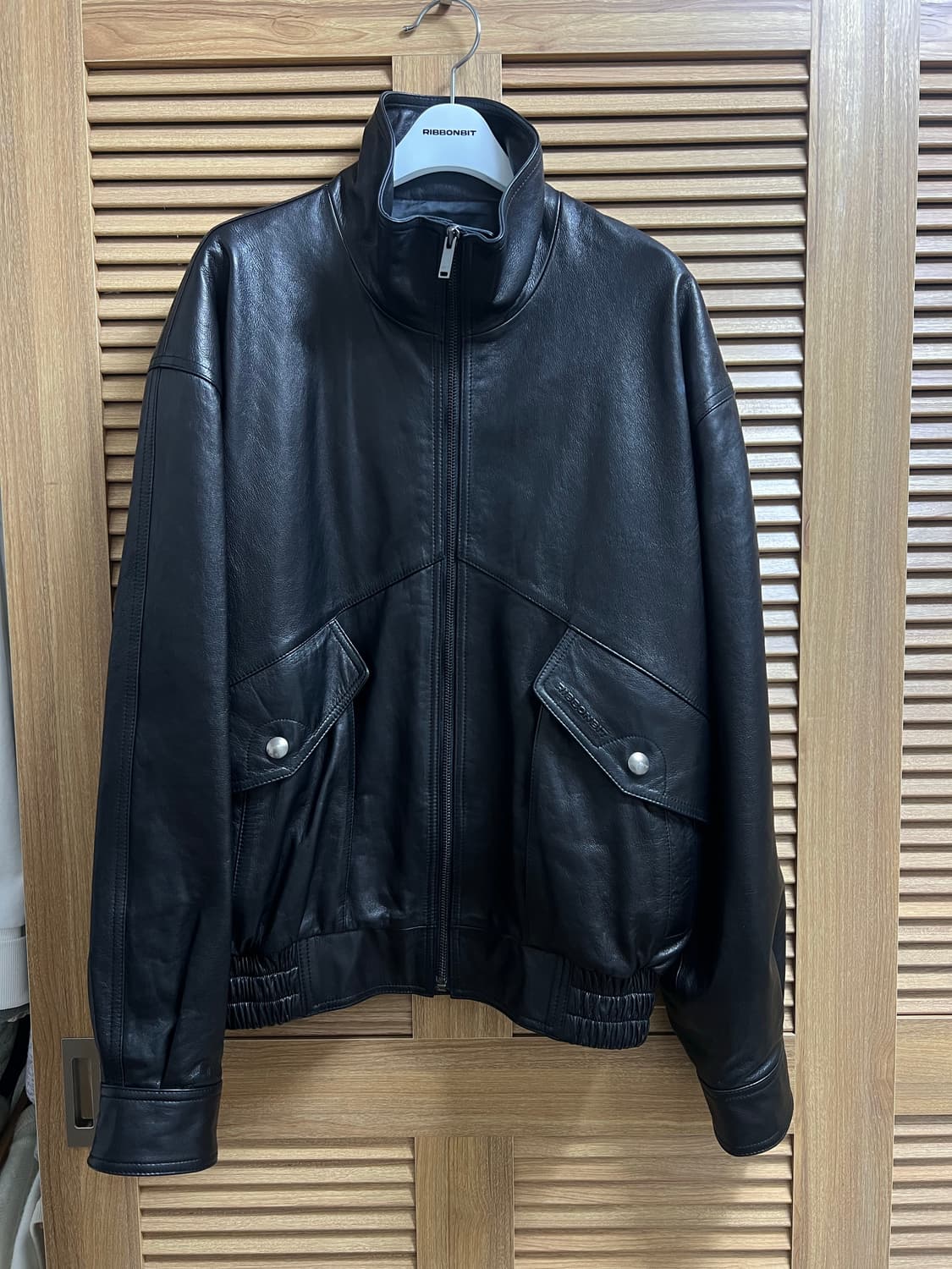 리본빛 fitz 레더자켓 상품이미지3