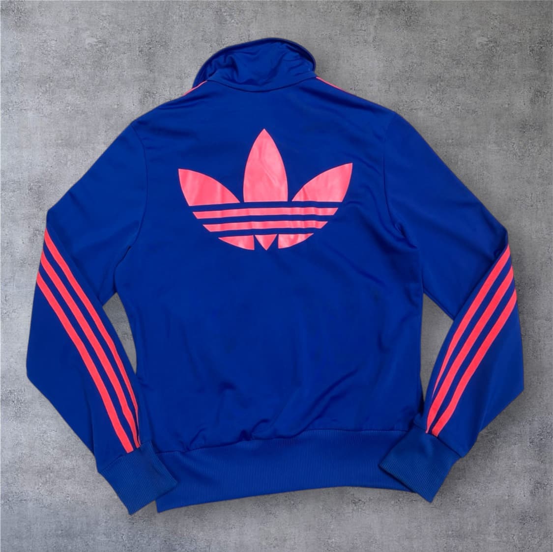 아디다스 Adidas 블루 파이어버드 백로고 트랙탑 져지 100 상품이미지6