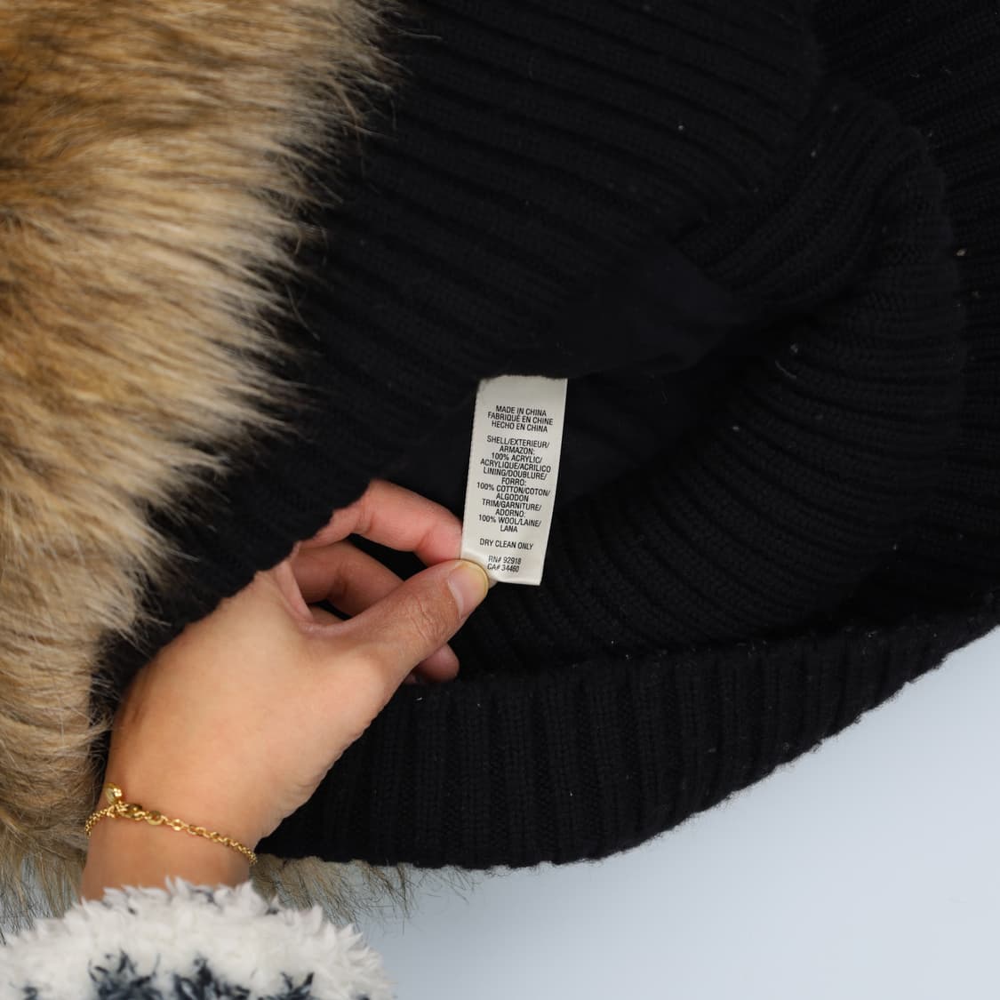 P 쥬시꾸뛰르 여성 인조모피 퍼조끼 0203H1 상품이미지4