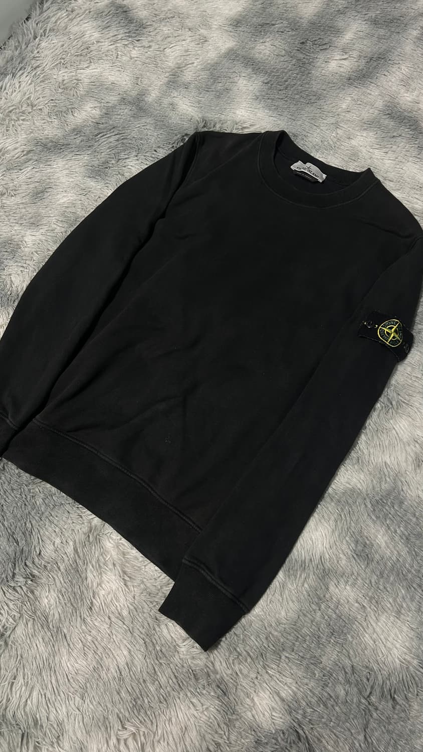 [M size] 스톤아일랜드 맨투맨 블랙 상품이미지2