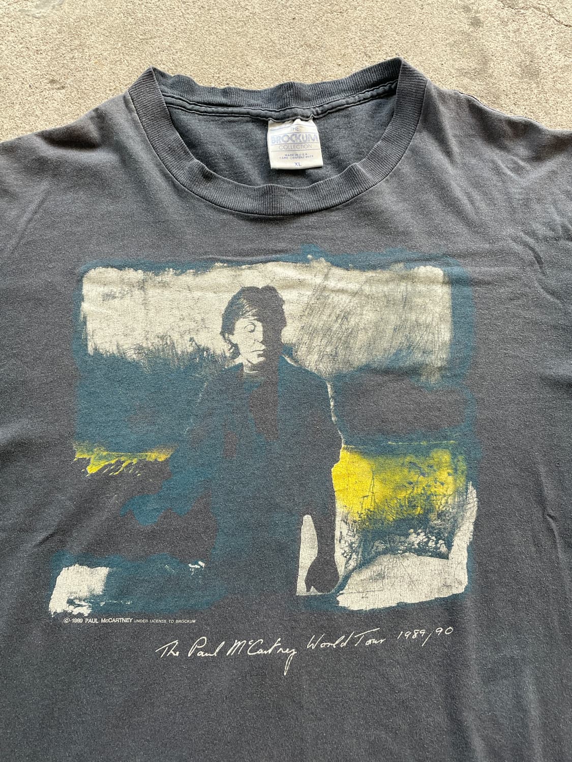80s Paul McCartney Official Tour Fade T 상품이미지3