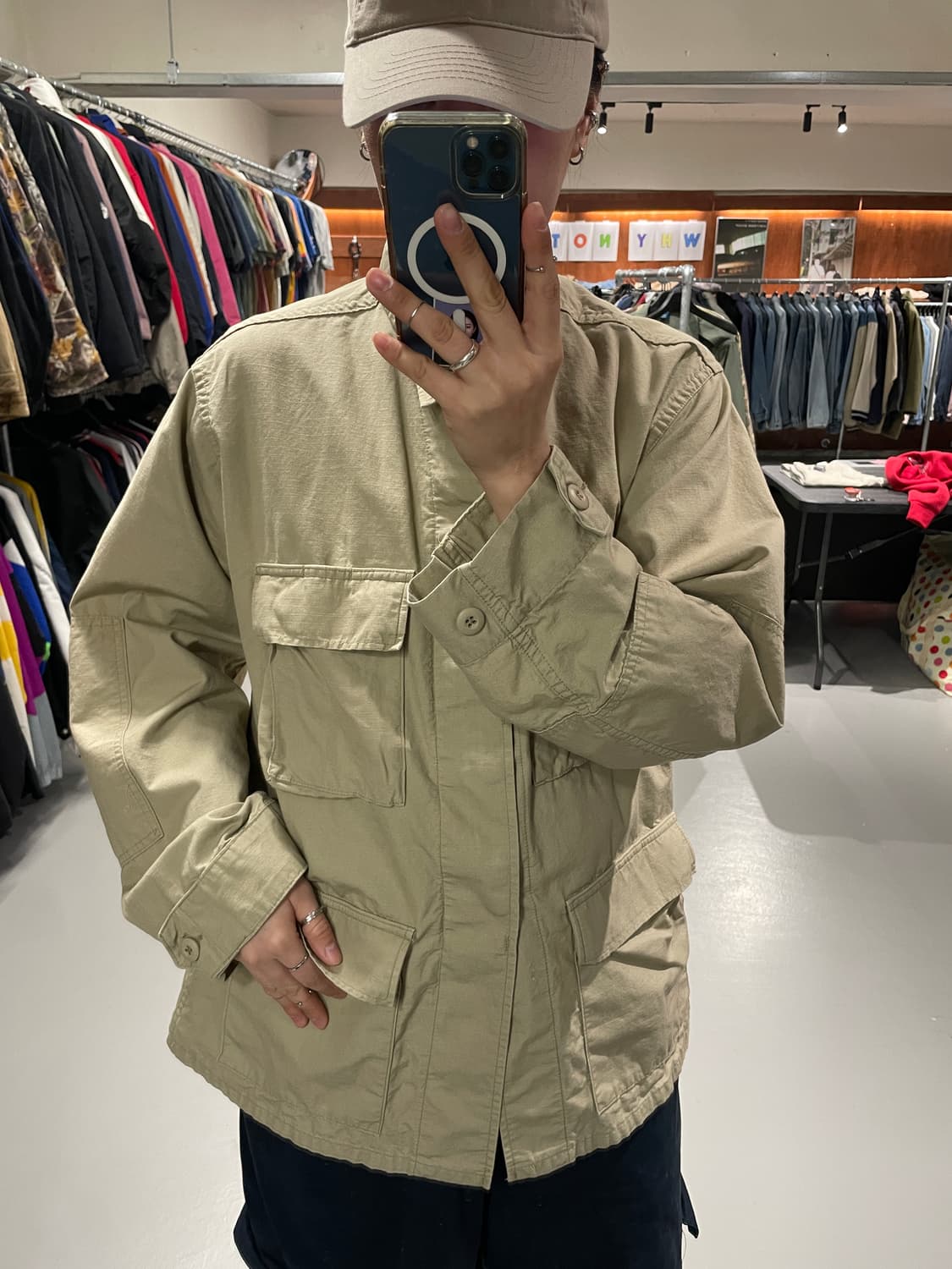 빈티지 밀리터리 BDU 야상 필드 자켓   상품이미지4