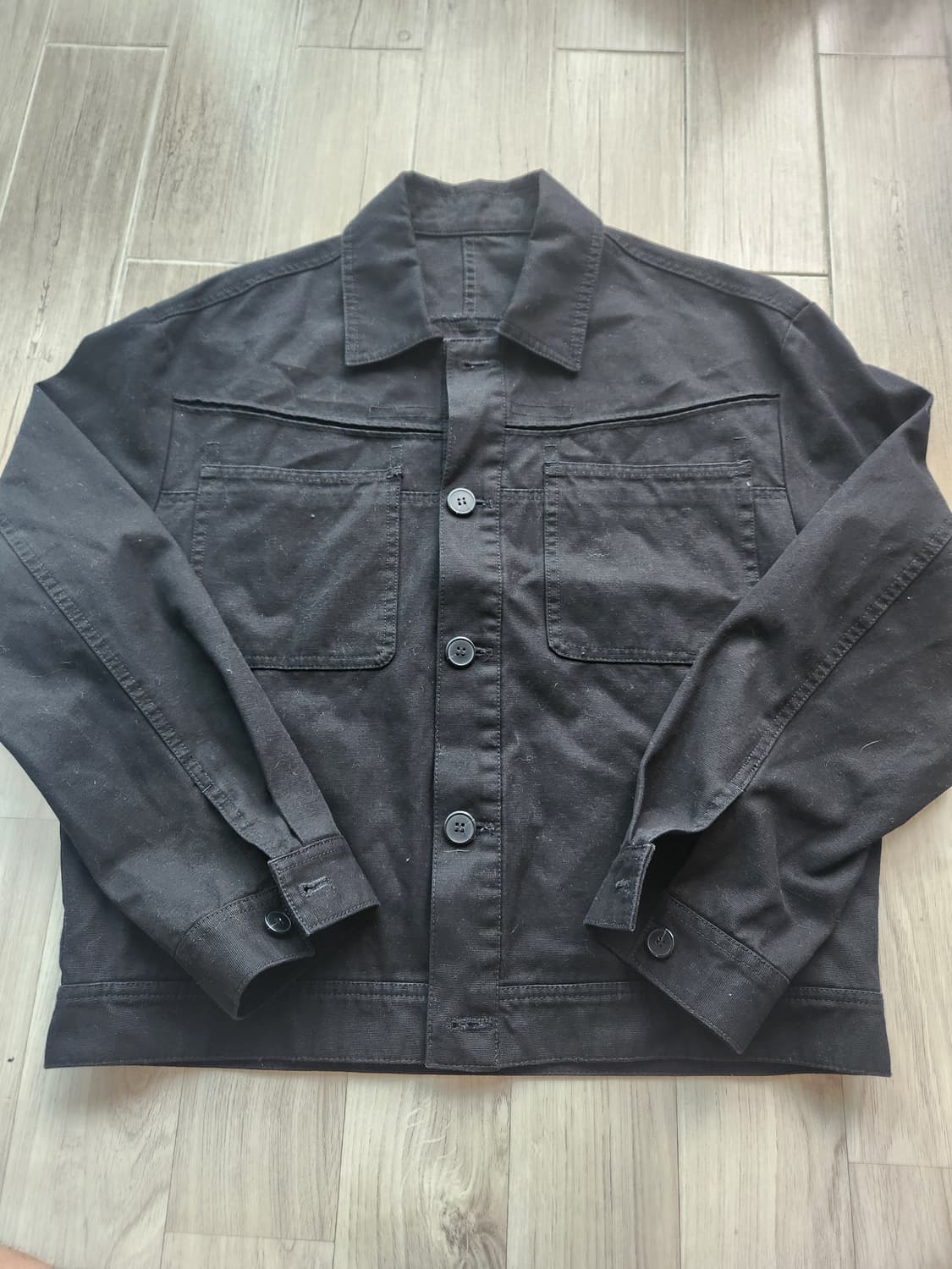 드로우핏 인버티드 워싱 코튼 자켓 M 상품이미지2