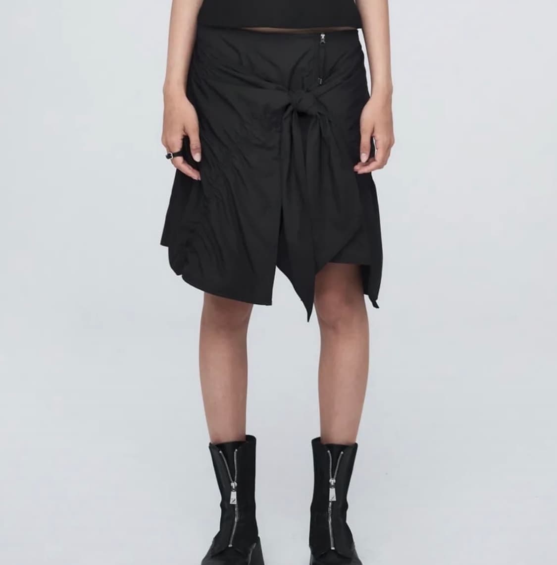 나체 nache puckering tie skirt 0size 상품이미지1
