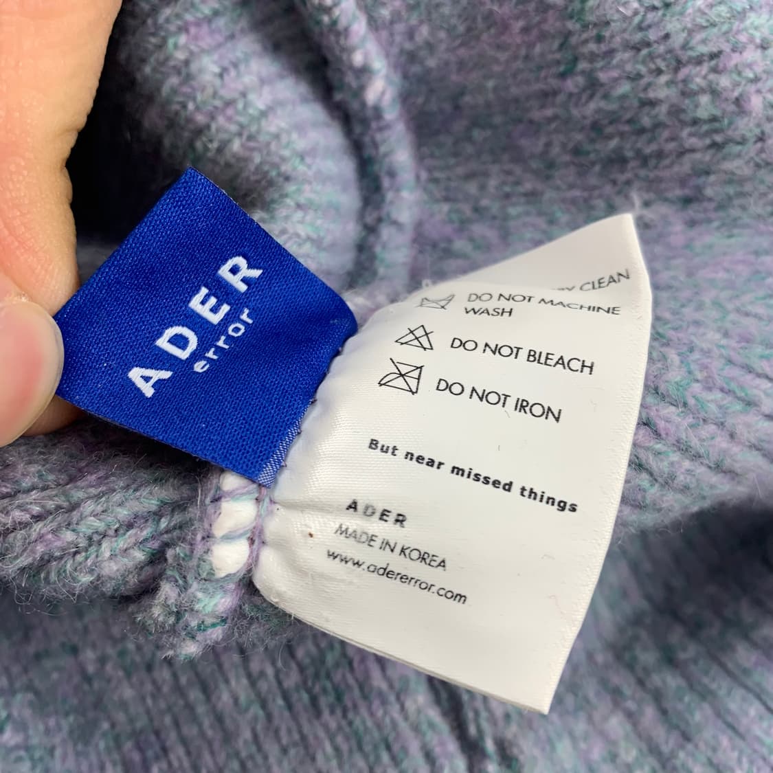 아더에러 20FW 로트햇 비니 라이트 퍼플 상품이미지5