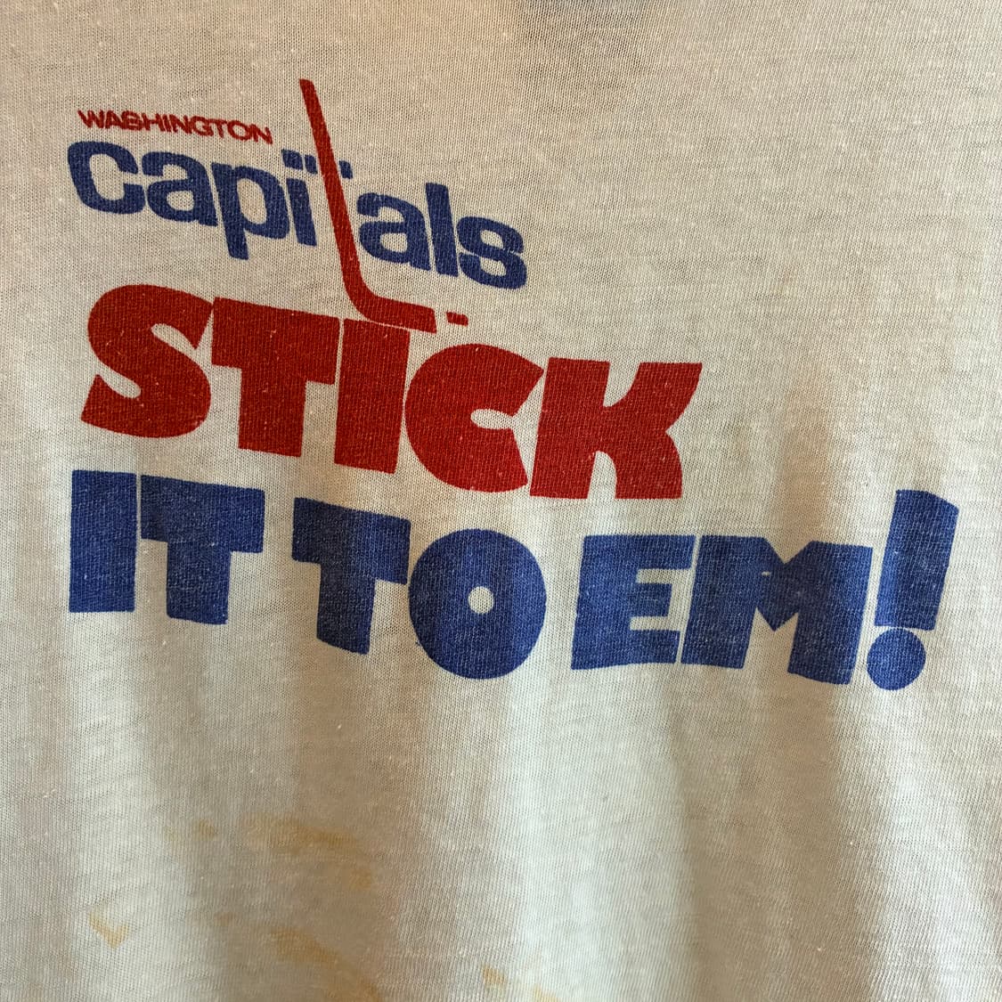 80’s Hanes Washington Capitals Tee 상품이미지5