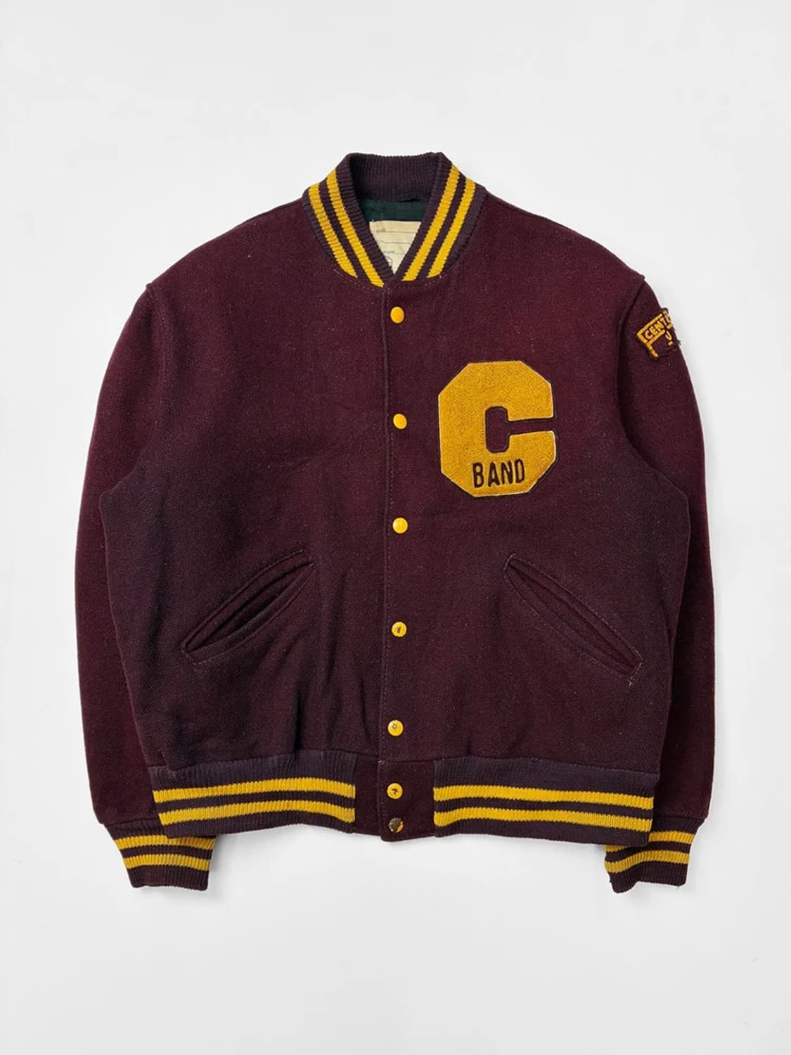 80s 센트럴 미시간 USA 숏 바시티 자켓 PN5302 상품이미지1