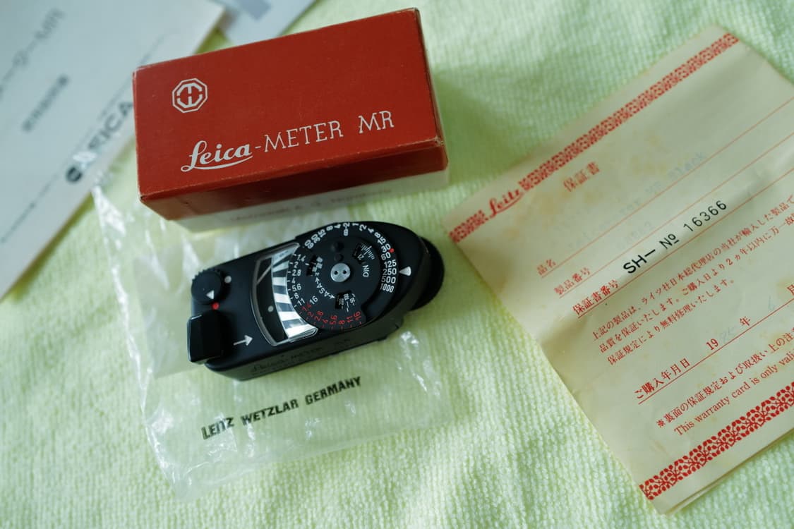 Leica 라이카 미터 MR 노출계 독일 풀박스 새제품 상품이미지1