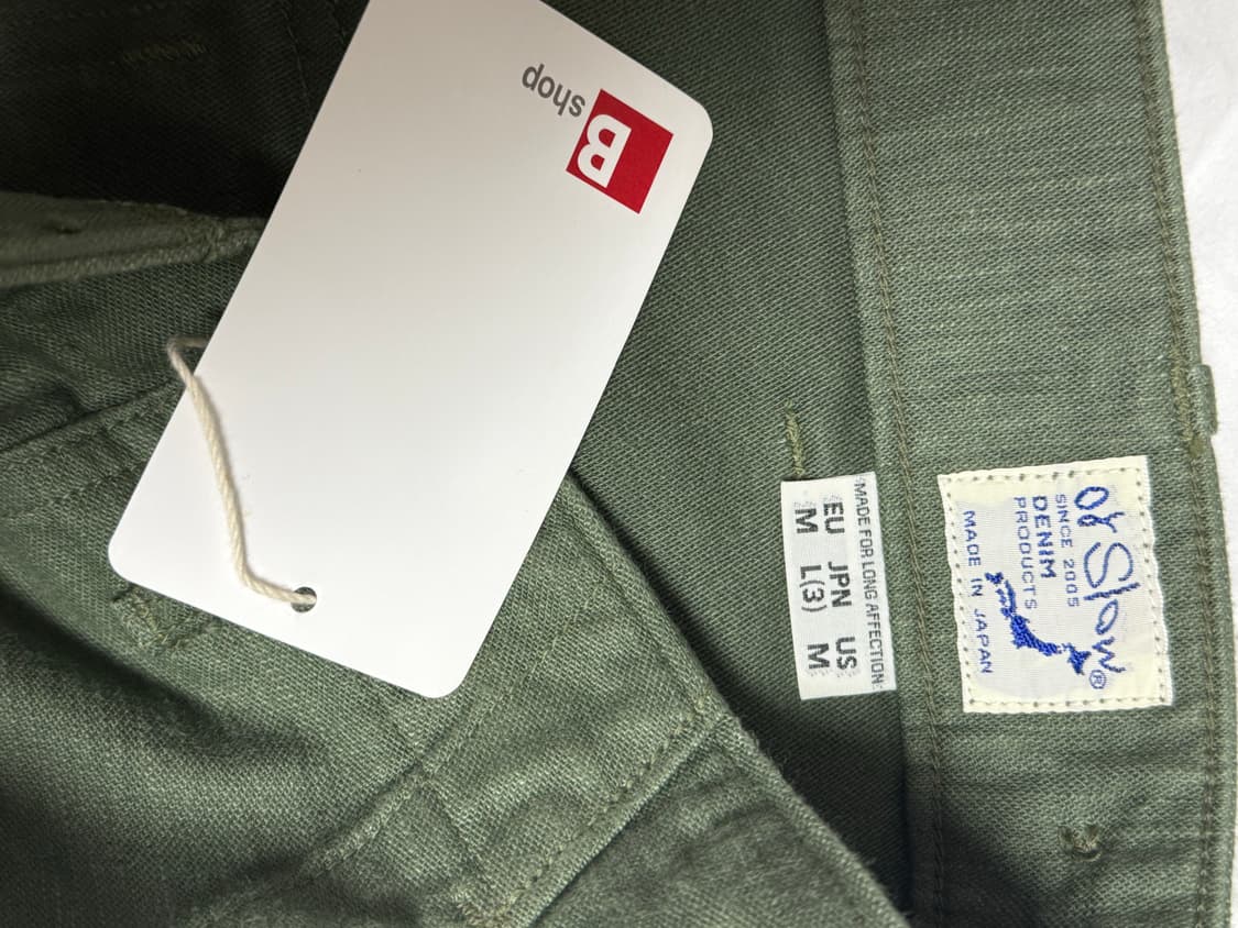 (B샵 정품, 2회착용) 오어슬로우 퍼티그 오리지널 3사이즈 상품이미지4