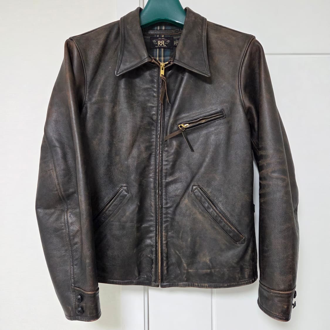 [S] 더블알엘 RRL 뉴스보이 레더 자켓 상품이미지1