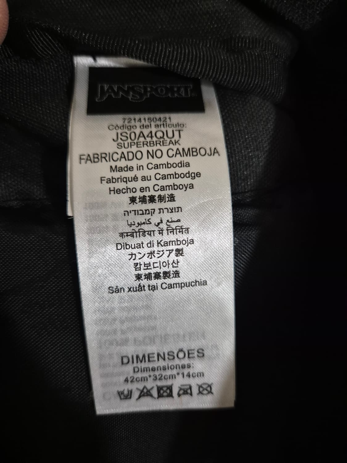 잔스포츠 슈퍼브레이크 백팩 가방 상품이미지3