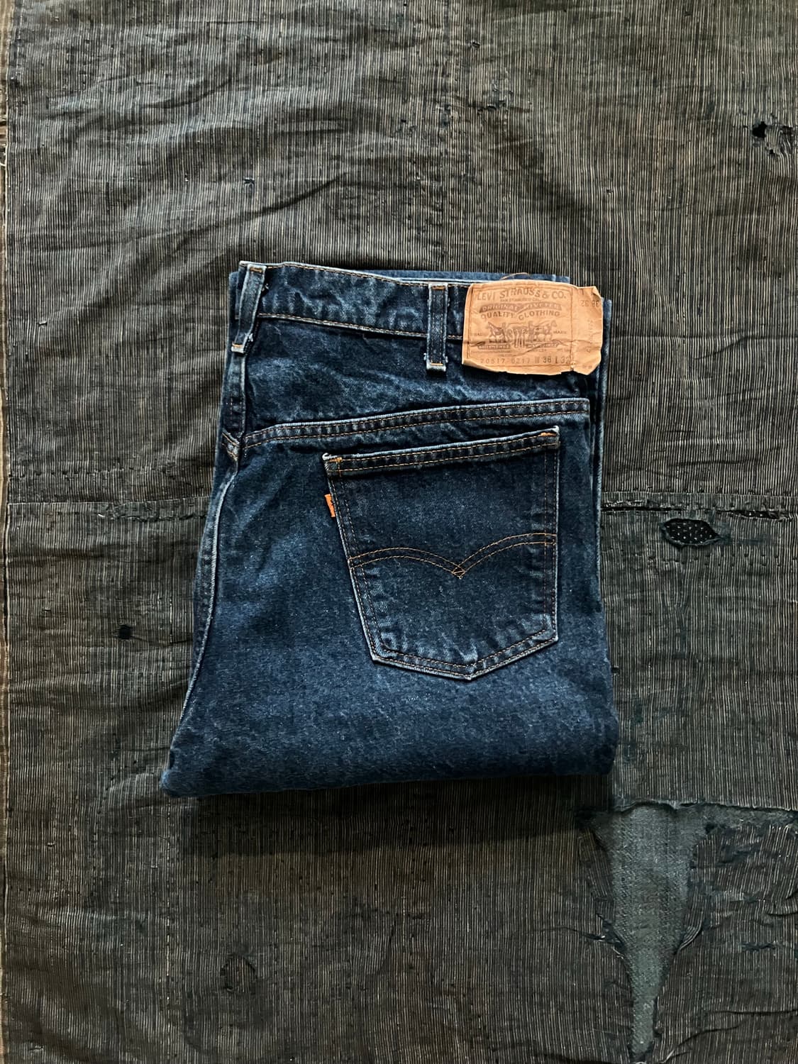 🇺🇸 80s USA 빈티지 리바이스 517 부츠컷 데님 팬츠 상품이미지1