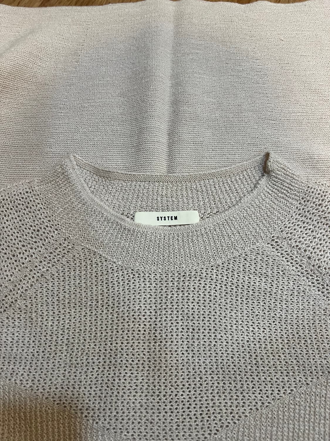 시스템 여성 인디핑크 알파카니트라운드니트 상품이미지5