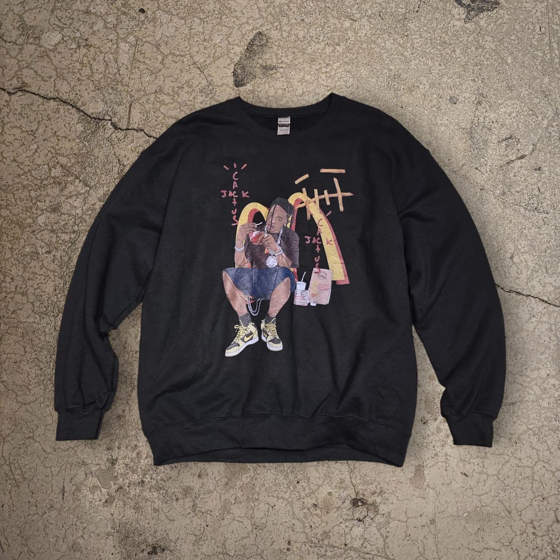 트래비스 스캇x맥도날드 스웨트셔츠 상품이미지1