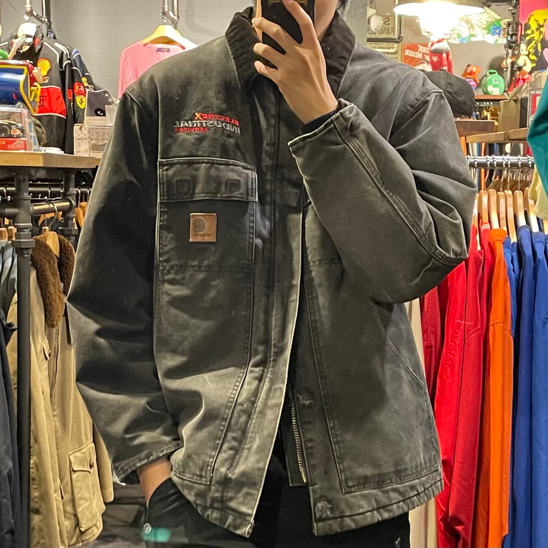 Carhartt 칼하트 차콜 워크자켓 상품이미지8