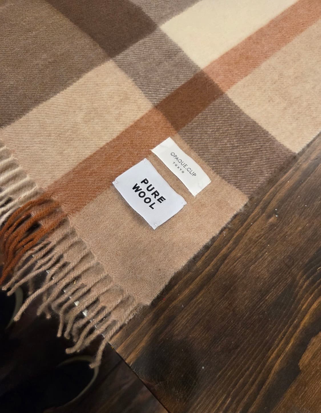 오파큐 클립 퓨어울 머플러 상품이미지7