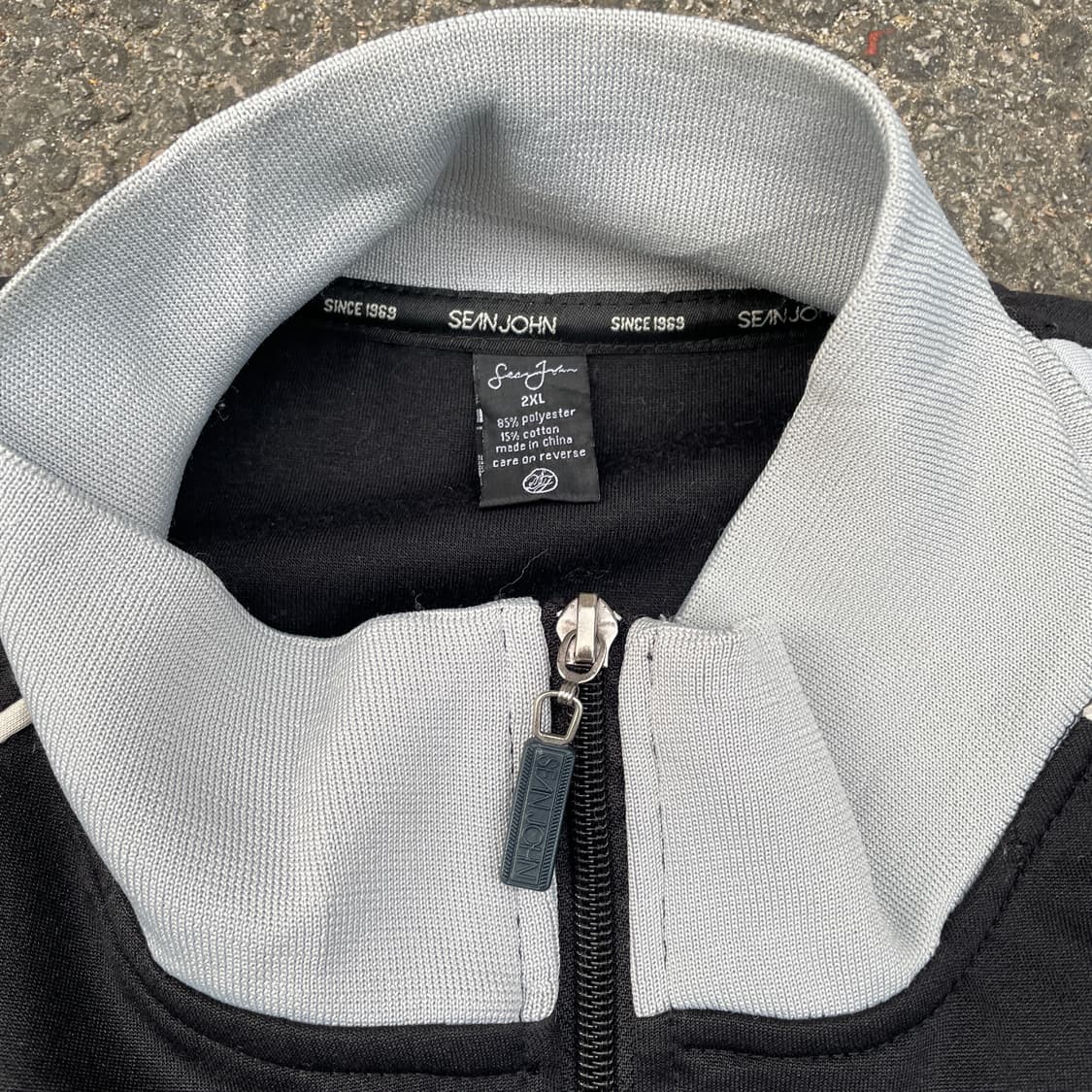 90s 션존 스펠아웃 올드스쿨 트랙탑 오버핏 져지 2xxl 상품이미지3