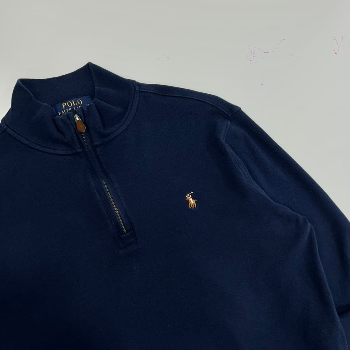 Polo 폴로 멀티포니 네이비 반집업 롱슬리브 상품이미지4