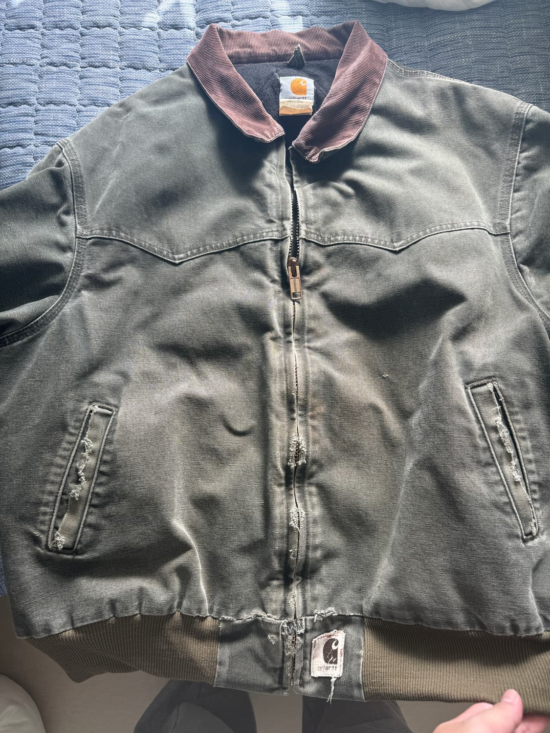 칼하트 산타페 모스컬러 자켓 상품이미지2