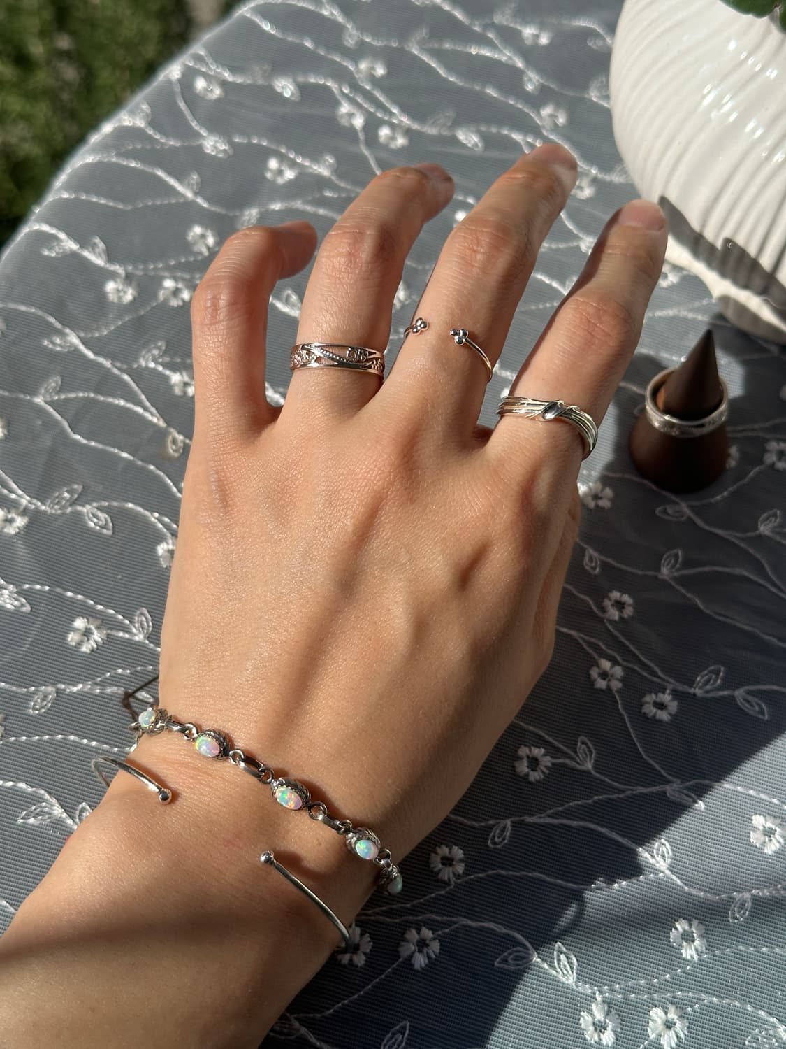 Pretzel Slim Wire Open 925Silver Bangle  상품이미지6