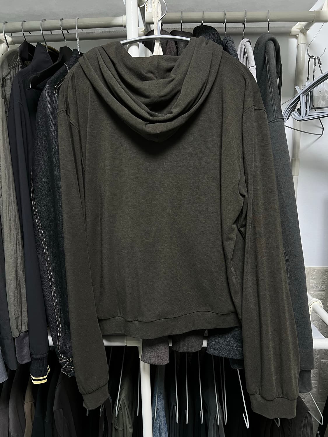 [2] 머듈 라운지 후드집업 올리브 상품이미지2