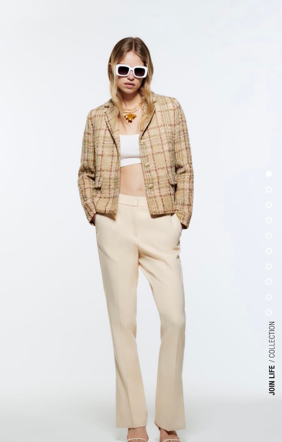 자라 트위드 자켓 블레이저 상품이미지3