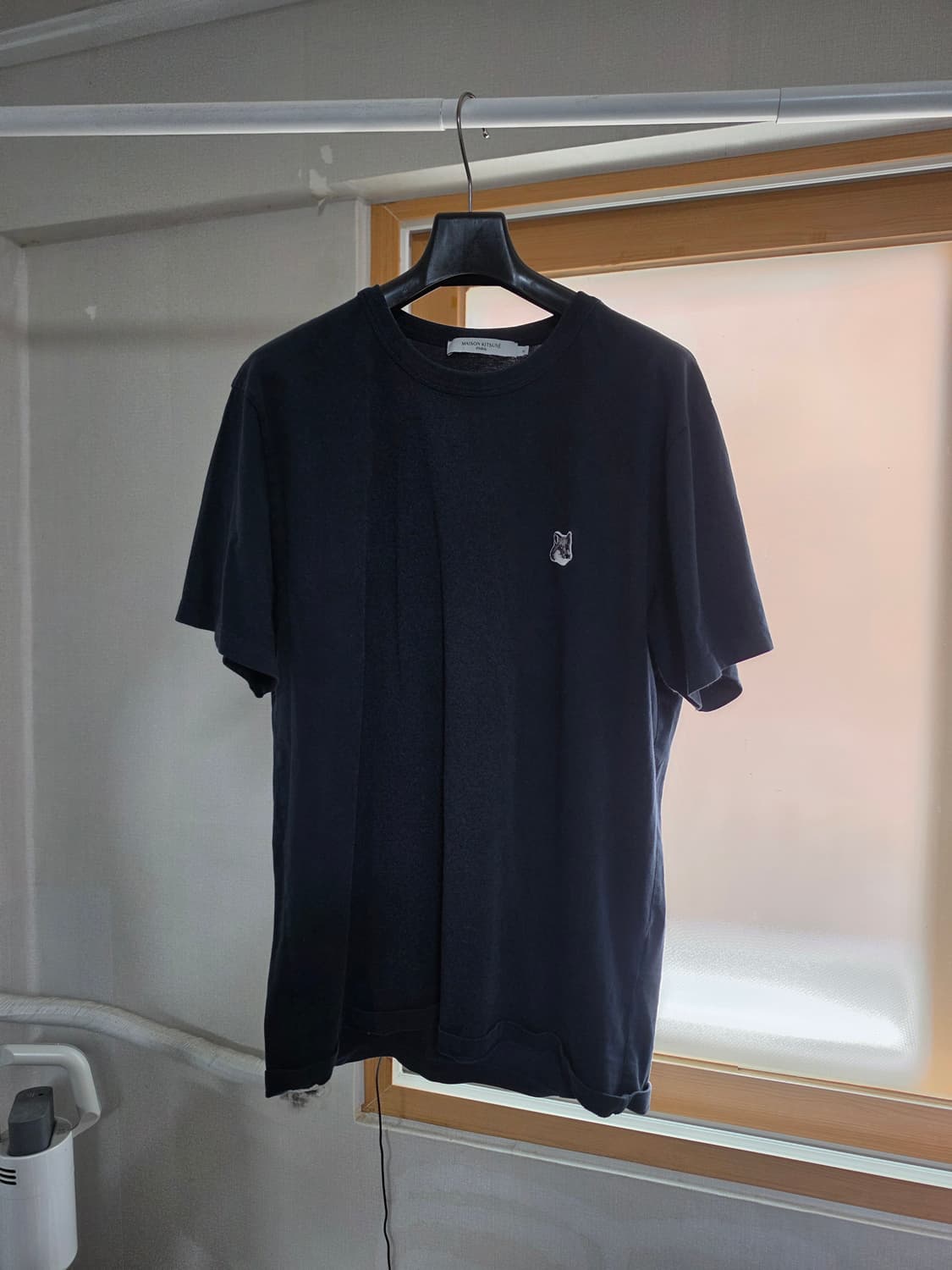 메종키츠네 폭스헤드 컴포트 셔츠 네이비 M 상품이미지1