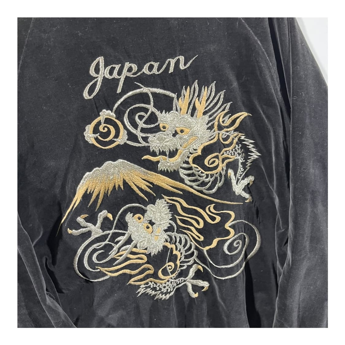 [JPN] 빈티지 오리엔탈 벨벳 스카쟌 상품이미지3