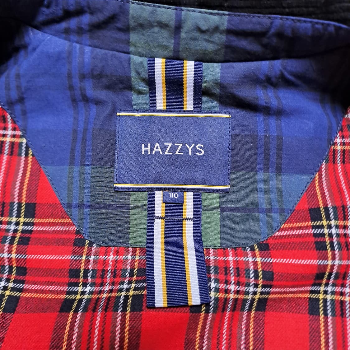 (택포) 헤지스 22FW 블랙와치 클래식 필드자켓 110 B39 상품이미지9