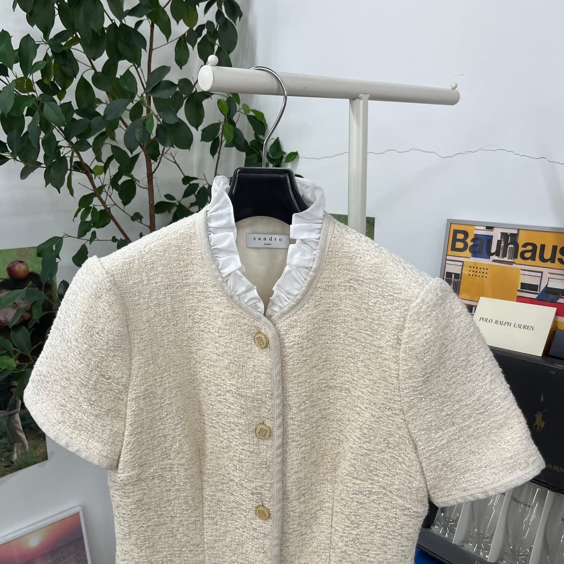 산드로 트위드 원피스 36 상품이미지2
