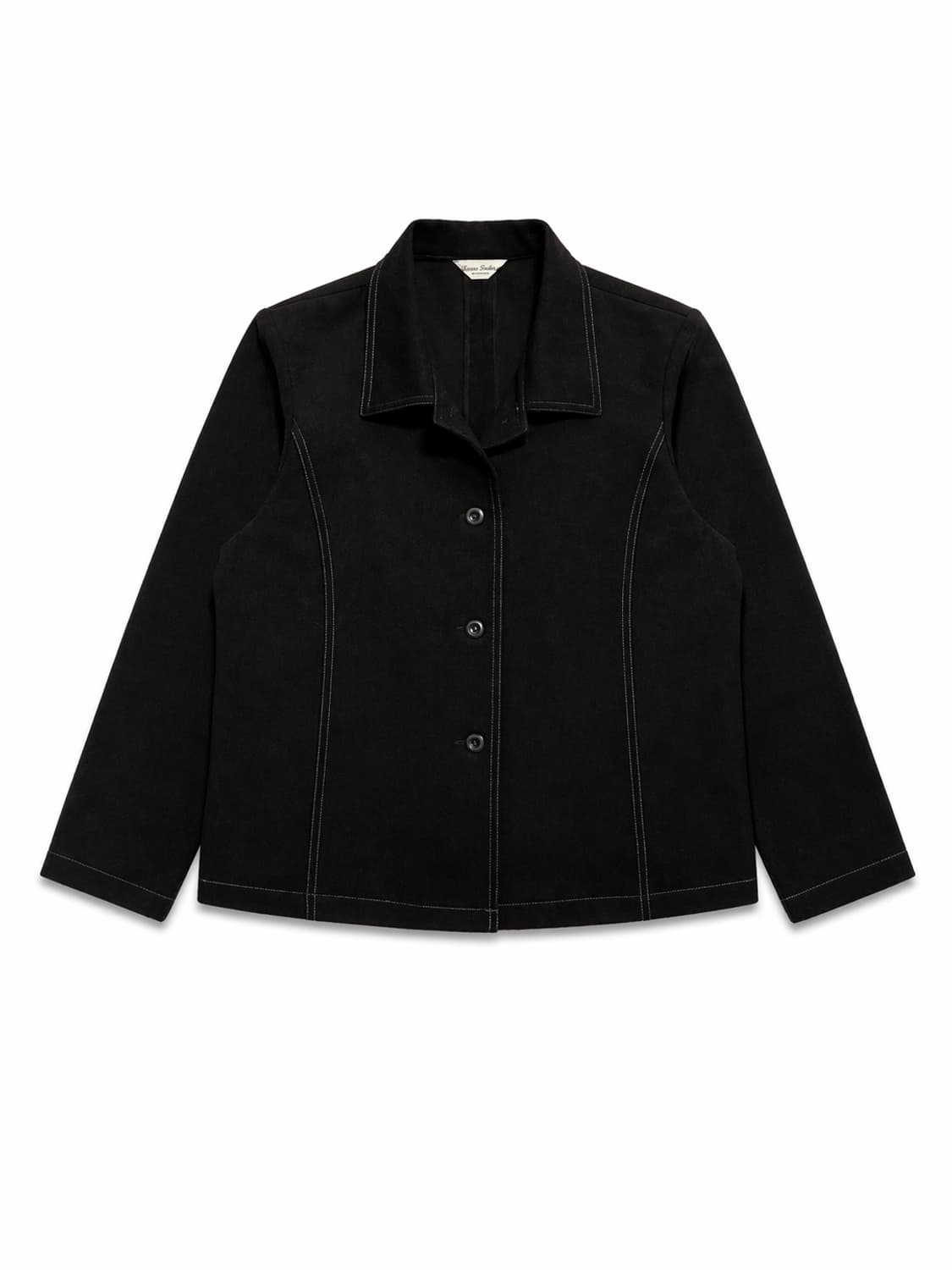 JPN 00s 일본 빈티지 y2k 모리걸 딥브라운 블랙 미니멀 자켓 상품이미지2