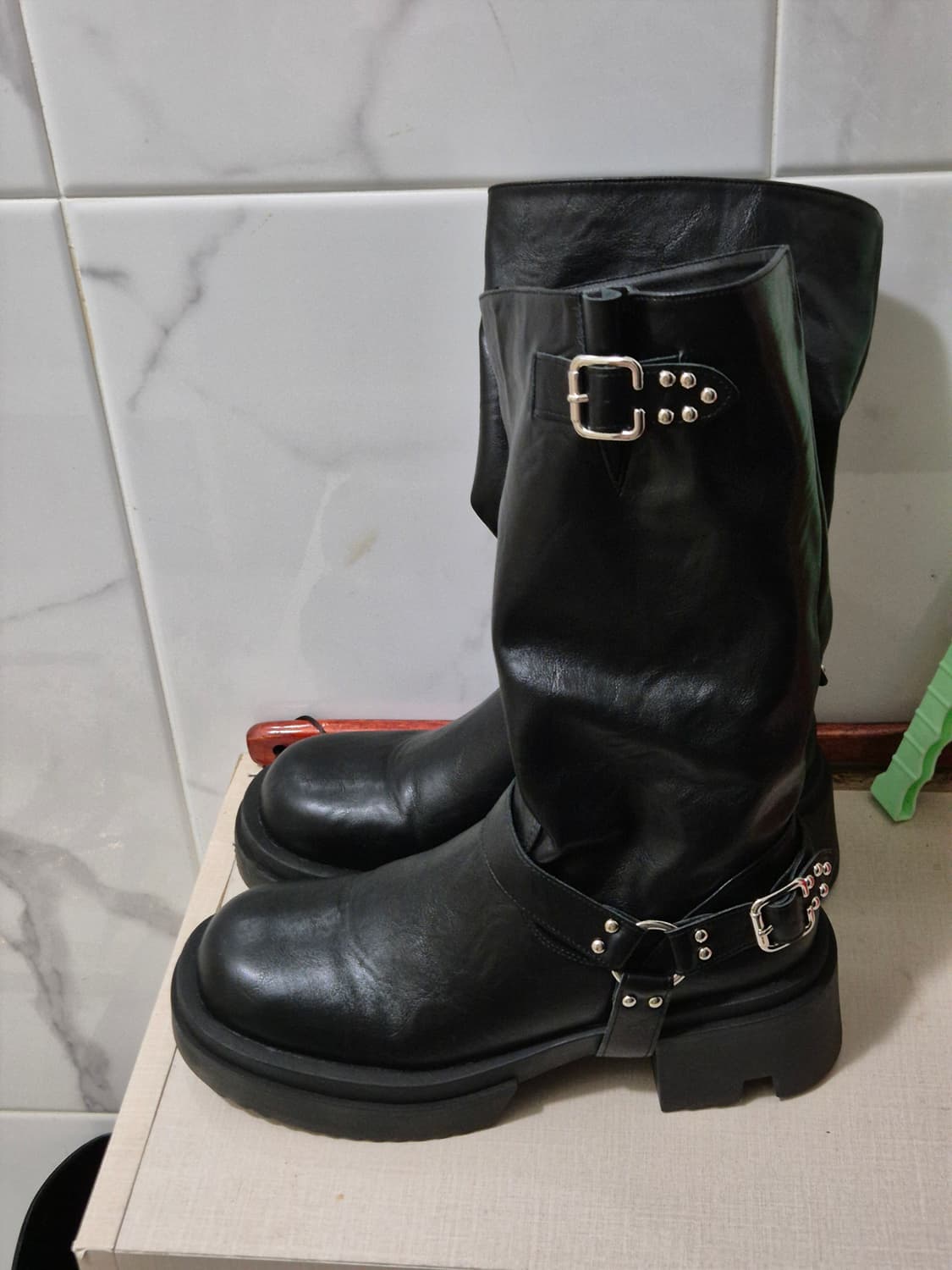 솔트앤초콜릿 바이커부츠 상품이미지2