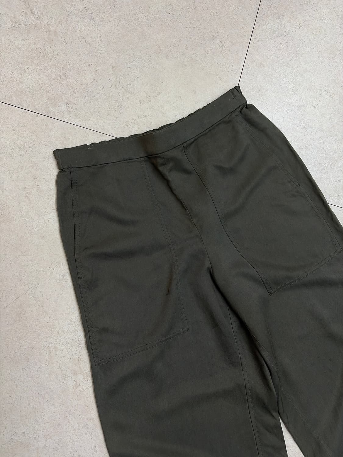 르메르 34 사이즈 견 소재 고무줄 팬츠 상품이미지2