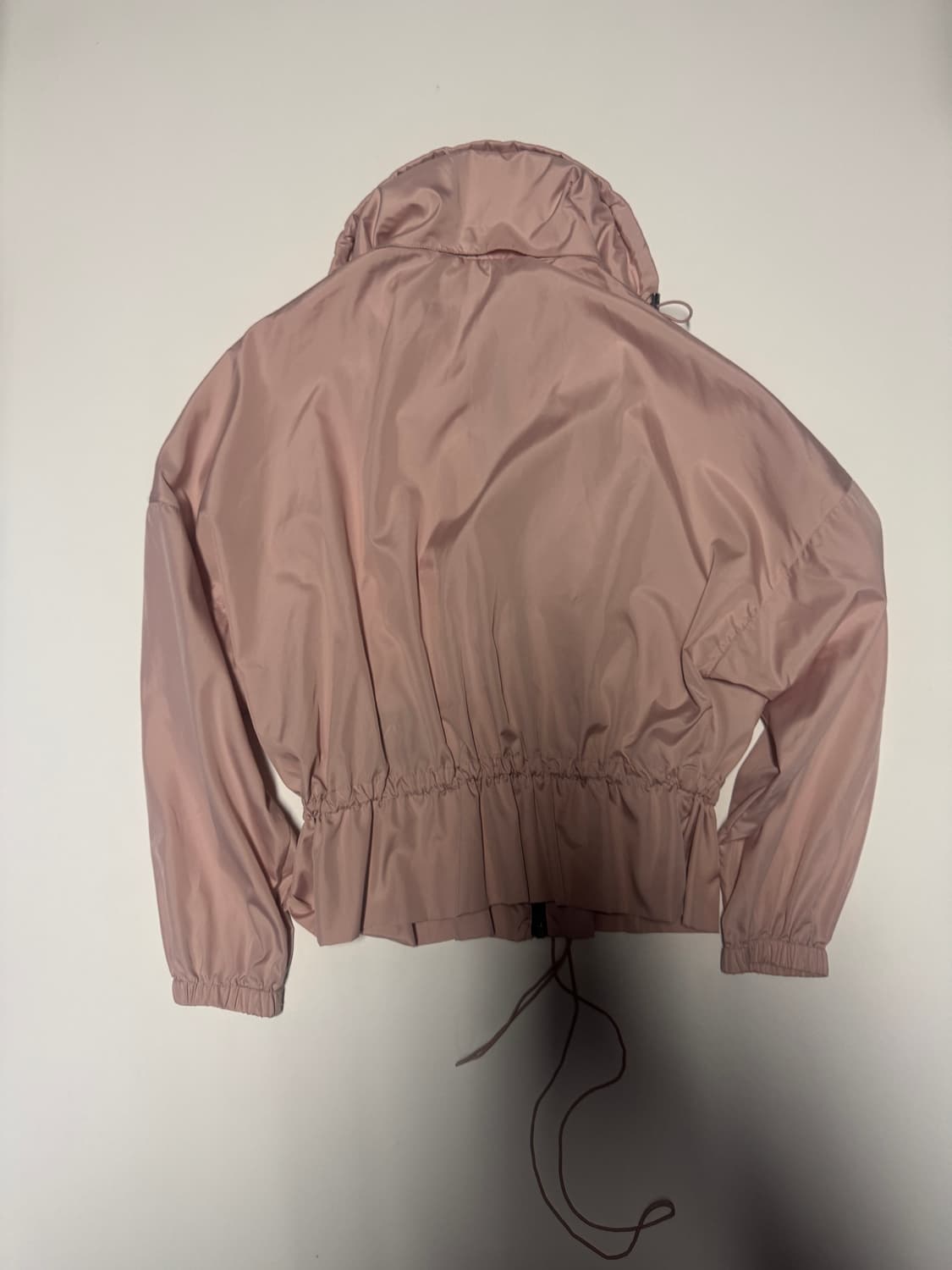 여성 자라 ZARA 오버핏 크롭 바람막이 자켓 S 핑크 상품이미지2