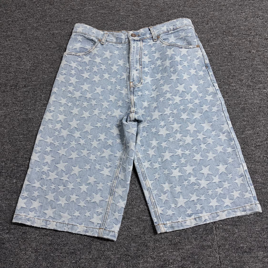 ERL 스타 자카드 데님 버뮤다 쇼츠 상품이미지1